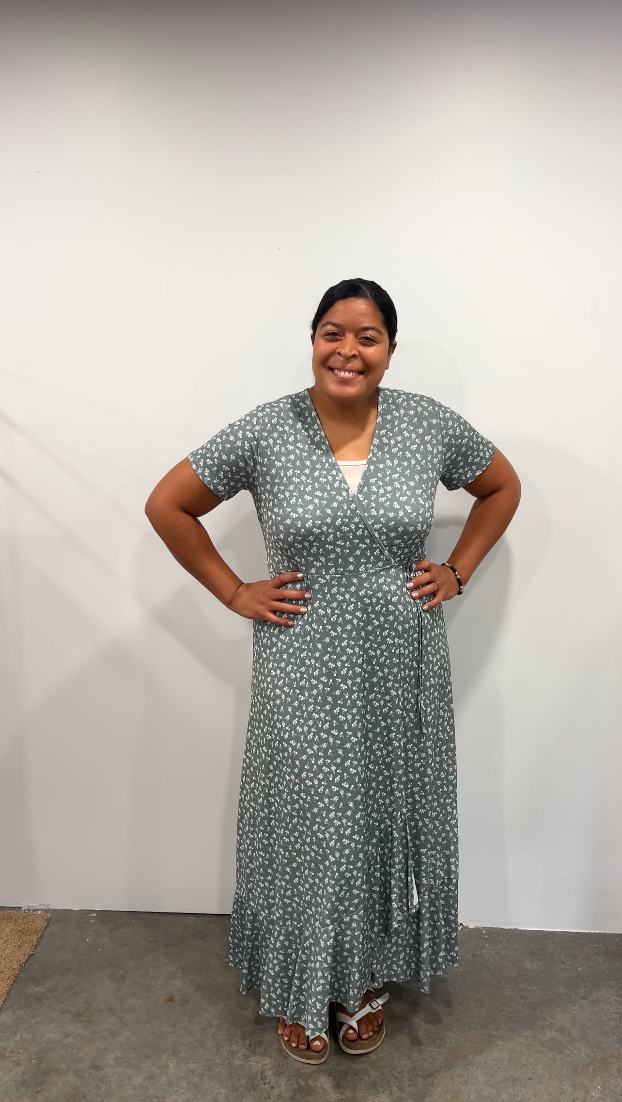 CASSANDRA WRAP DRESS