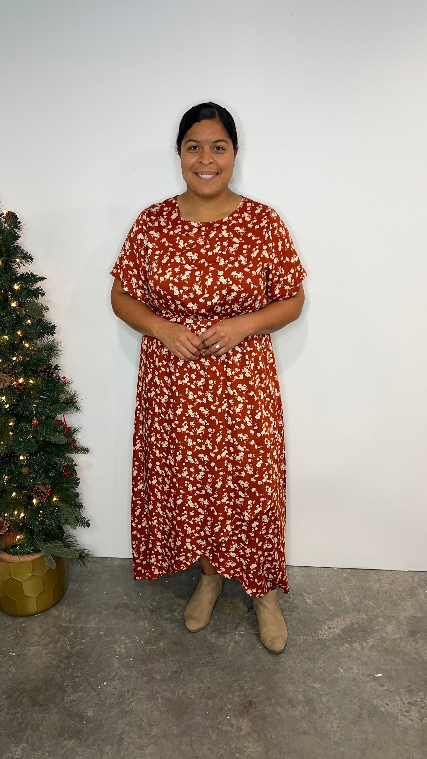 ANDREA DRESS PLUS SIZE